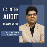 CA Inter Audit | Regular Batch By CA Shubham Keswani | For Jan 26 & May/Sep 26 Exams